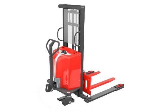 Штабелер с электроподъёмом NOBLELIFT SPM 1016W с раздвижными опорными вилами 1т 1.6м