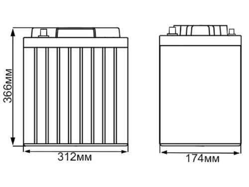 Аккумулятор Timberg T06320 (6V/320Ah)