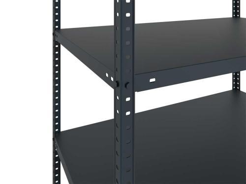 Стеллаж металлический Практик MS Standart 185/100x40/4 Black