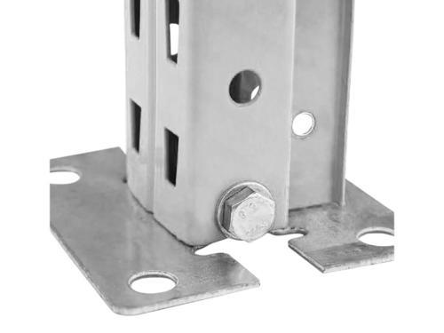 Стеллаж СФМ 4000х1750х600 3 яруса с металлическим настилом