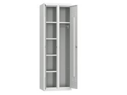Двухсекционный металлический шкаф ШРХ-22 L800 для инвентаря