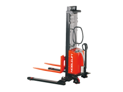 Штабелер с электроподъёмом NOBLELIFT SPM 1025W с раздвижными опорными вилами 1т 2.5м