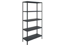 Стеллаж металлический Практик MS Standart 185/70x30/5 Black